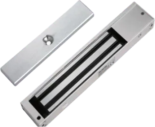Cerradura magnética para puerta, en versión de interior y exterior.